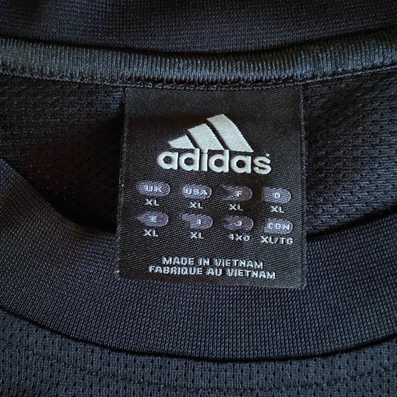 adidas  Athletic Mesh and Polyester Short Sleeve shirt - Picture 5 of 10